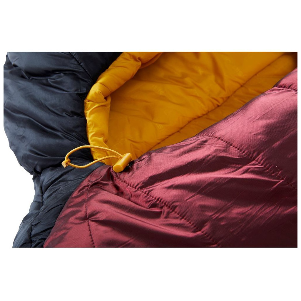 Спальний мішок Nordisk Oscar -10° Mummy Large rio red/mustard yellow/black (032.0001) - зображення 7