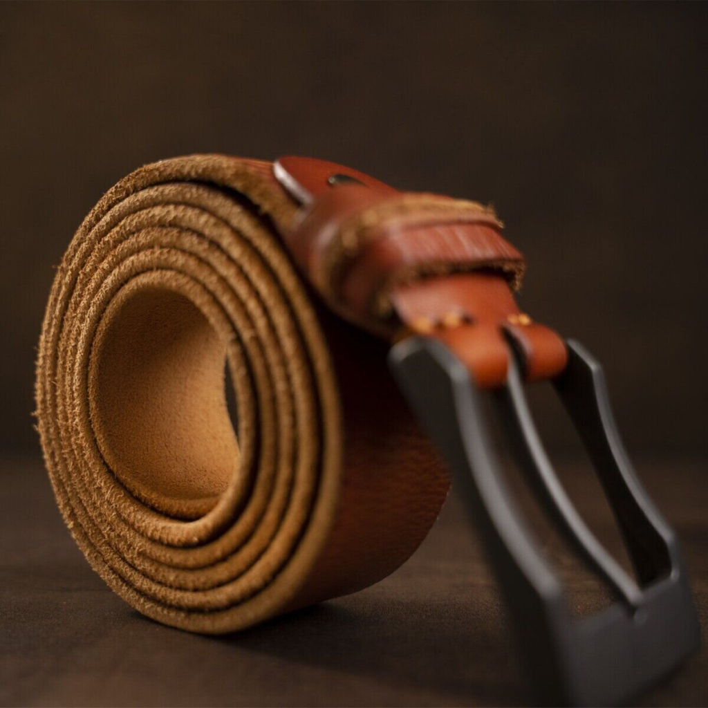 Ремінь Vintage Чоловічий Рудий (20071) - зображення 7