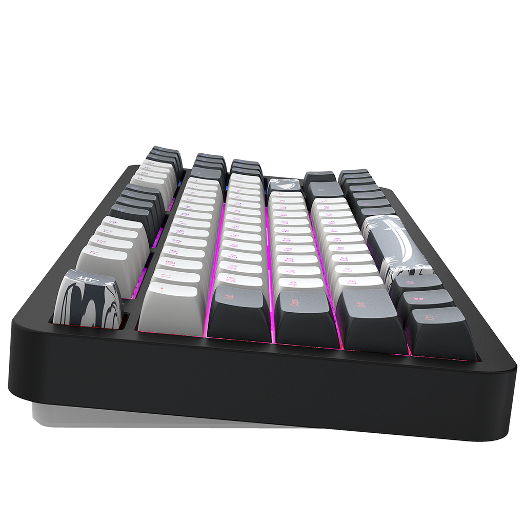 Клавіатура Dark Project ALU87 Bushido ABS RGB Mech G3MS Moonstone Black/White (DPKB_BUSHIDO_87_ANSI_UA) - зображення 7
