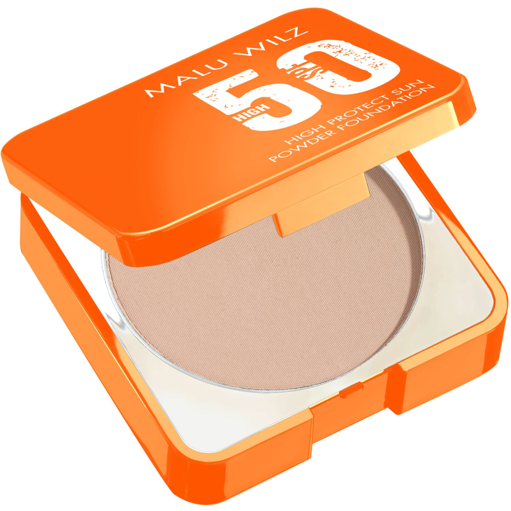 Пудра для обличчя Malu Wilz High Protect Sun Powder Foundation SPF 50 Холодний беж (4060425014651) - зображення 1