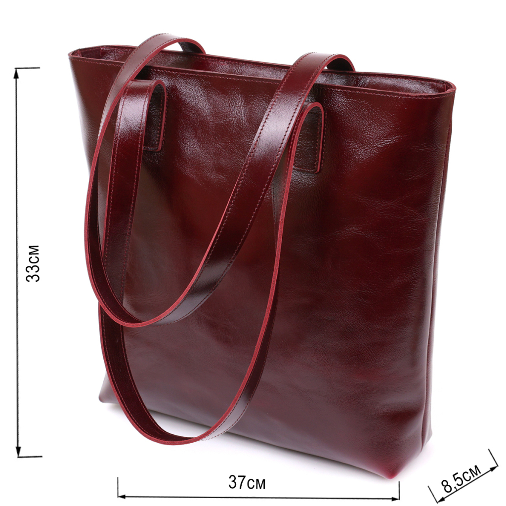 Сумка Shvigel Шопер Бордова (16368) - зображення 3