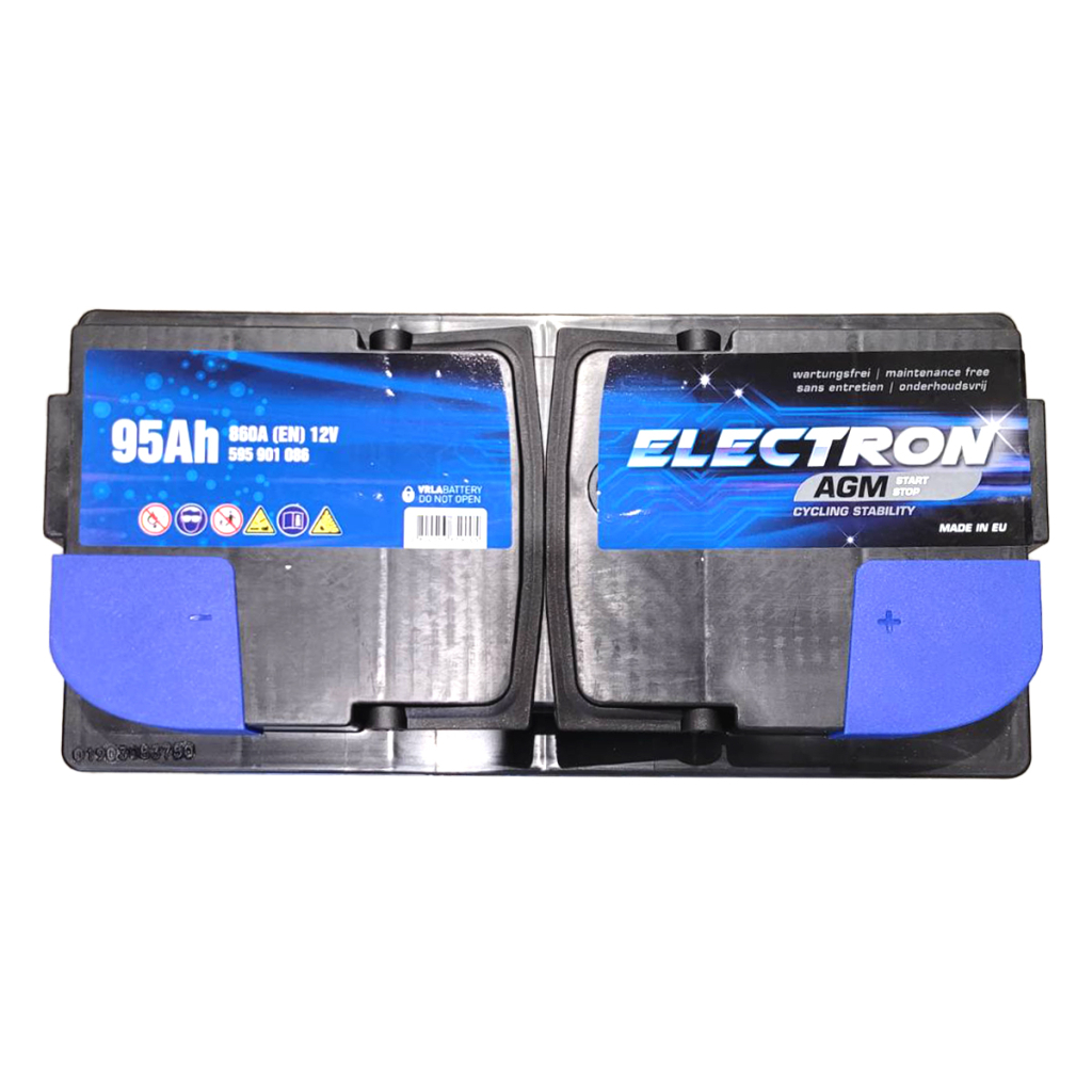 Акумулятор автомобільний ELECTRON AGM AGM 95Ah Ев (-/+) (860EN) (595901086) - зображення 2