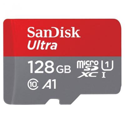 Карта пам'яті SanDisk 128GB microSDXC class 10 UHS-I (SDSQUAR-128G-GN6MA) - зображення 1