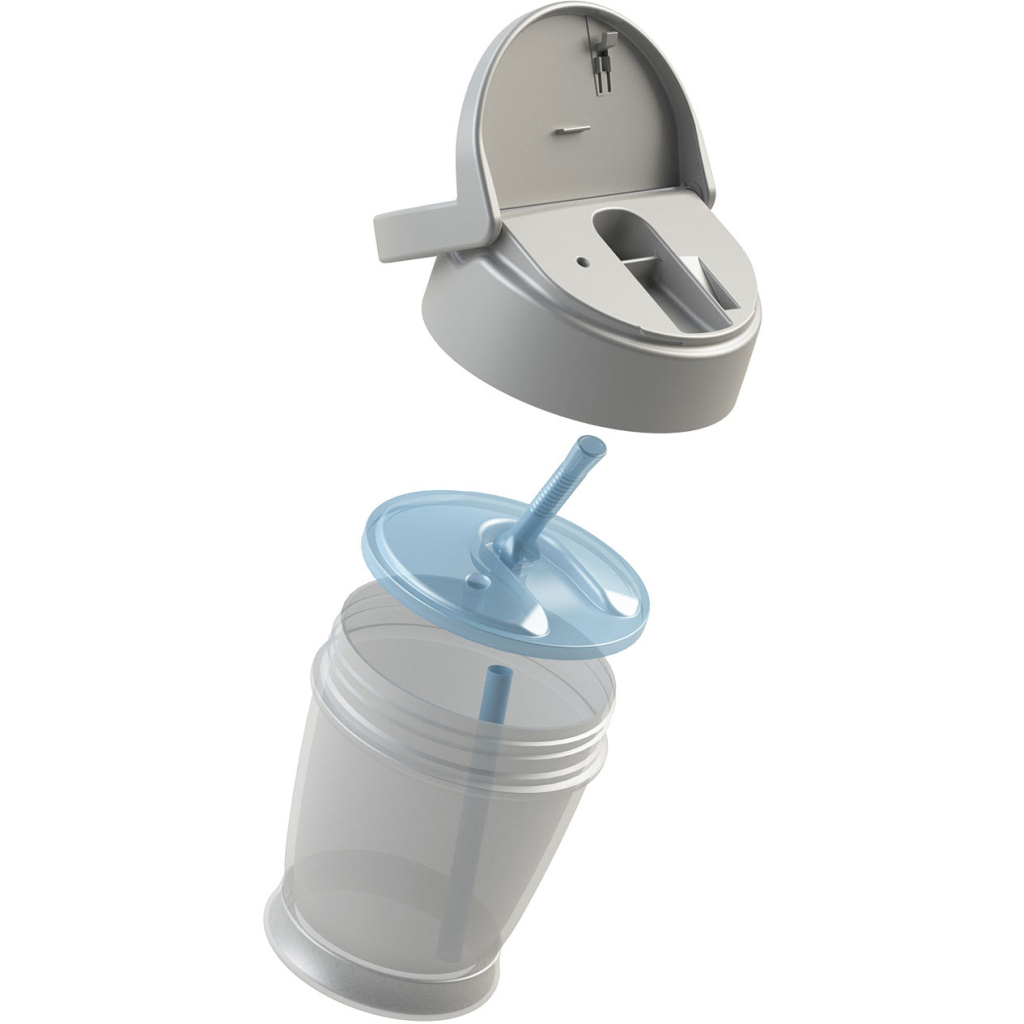 Поїльник-непроливайка Lovi Salt & Pepper із силіконовою трубочкою 350 мл (35/357) - изображение 3