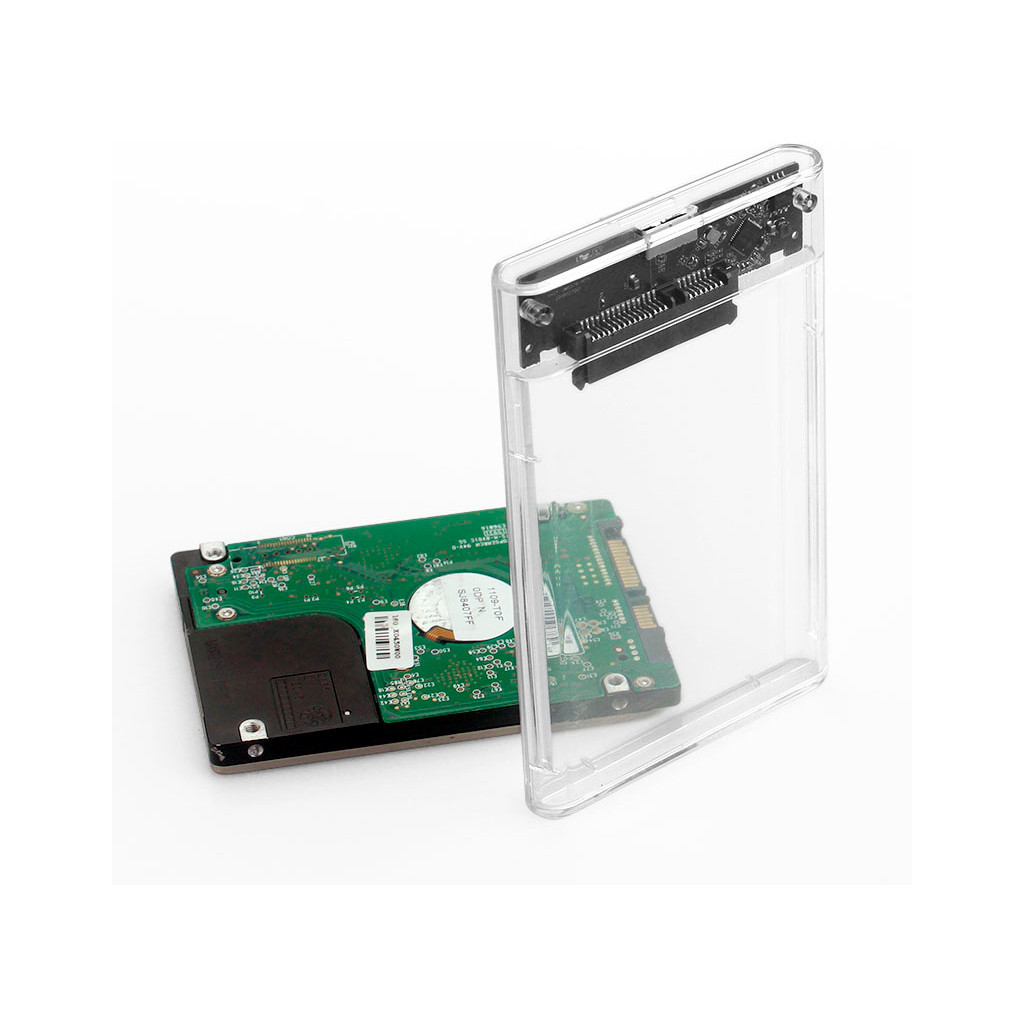 Кишеня зовнішня Dynamode 2.5" SATA HDD/SSD USB 3.0 Transparent (DM-CAD-25316) - зображення 7