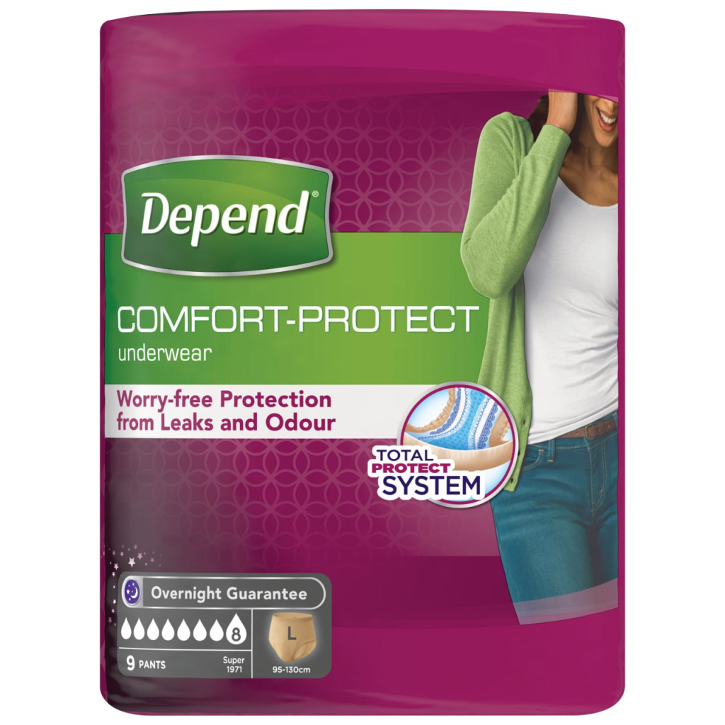 Підгузки для дорослих Depend Трусики для жінок L (5029053565316_5029053560731) - зображення 1