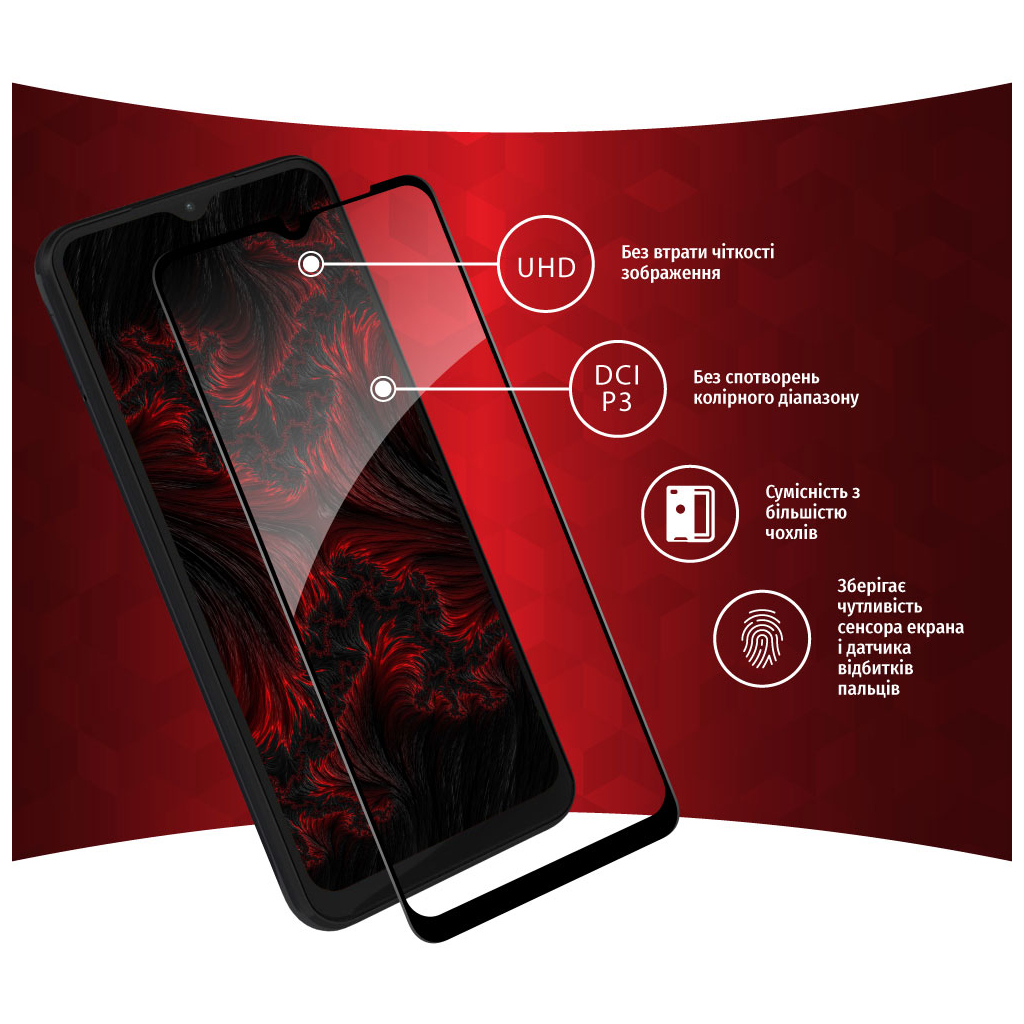 Скло захисне Intaleo Full Glue Samsung A04 (1283126544835) - зображення 3