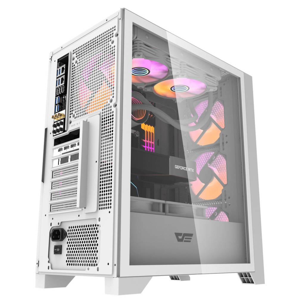 Корпус для ПК DARKFLASH DRX70 MESH WHITE - зображення 7