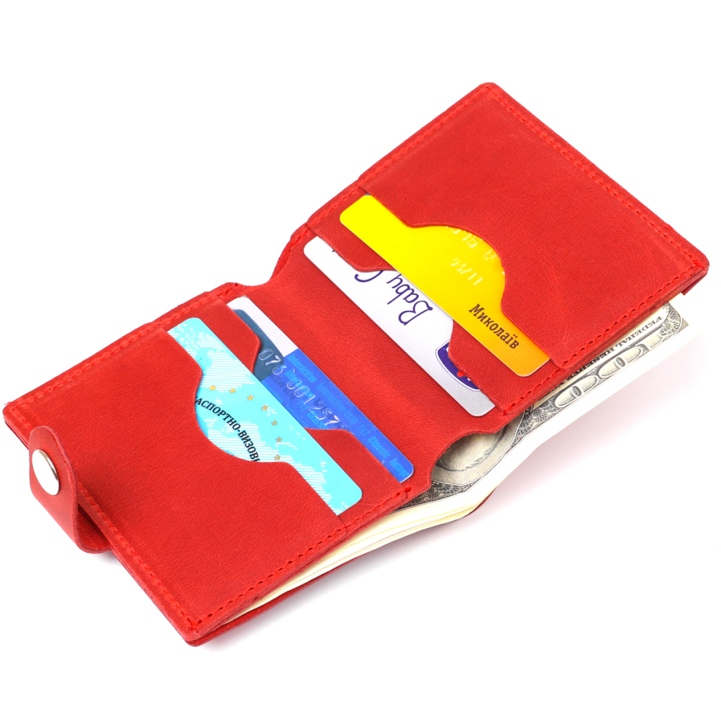 Портмоне Shvigel Червоне (16476) - зображення 7