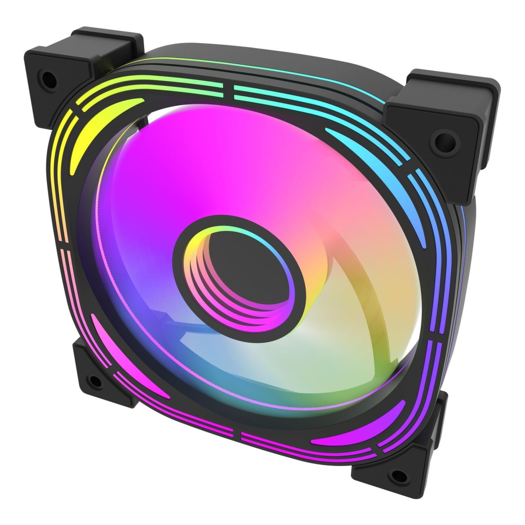 Кулер до корпусу DARKFLASH INF24 3IN1(PWM) BLACK - зображення 3