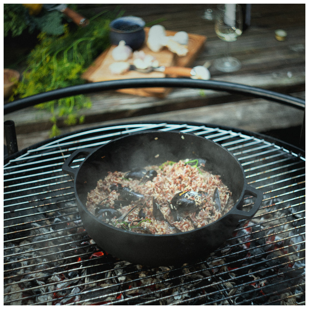 Каструля Fiskars Norden Grill з кришкою чавунна 6 л (1066430) - зображення 10