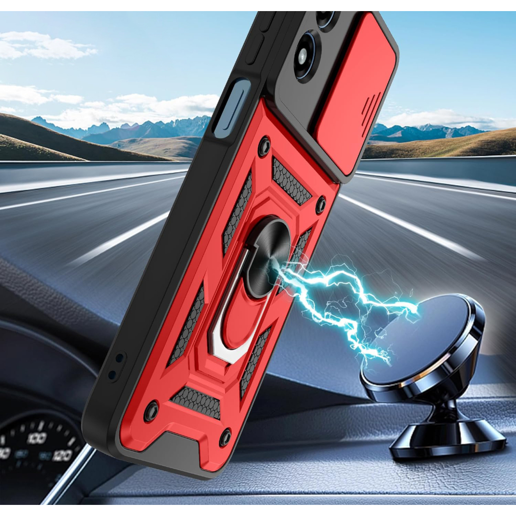 Чохол до мобільного телефона BeCover Military Motorola Moto G04/G04s Red (713065) - зображення 3