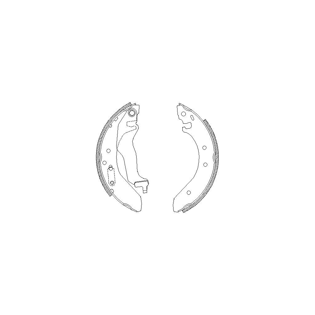 Гальмівні колодки REMSA 4400.00 - зображення 1