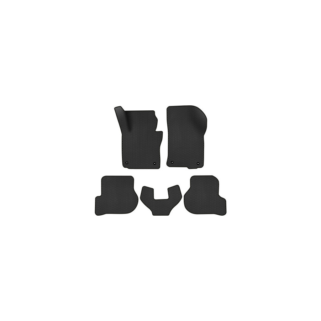 Килимок в салон EVAtech Skoda Octavia A5 (AT, 4 clips) 2004-2013 2 покоління (SK12165CD5TL4RBB) - зображення 1