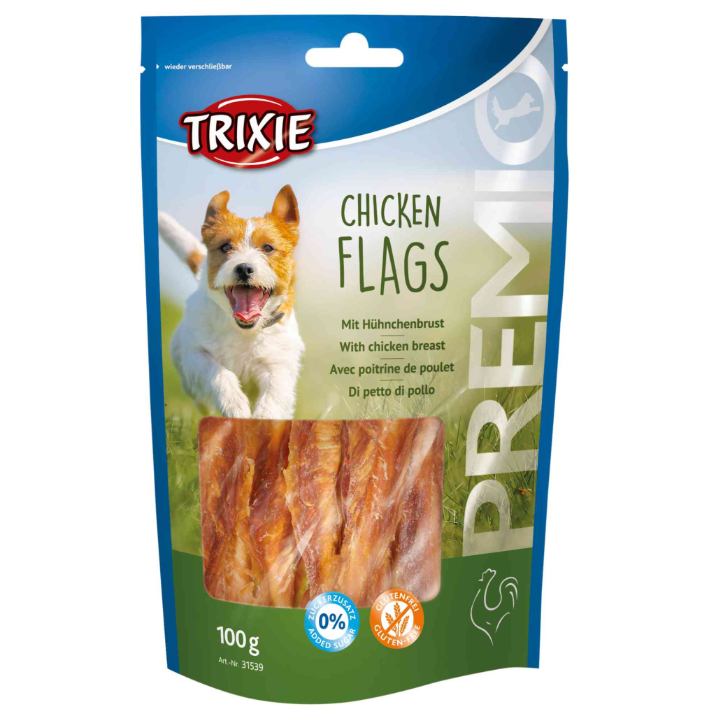 Ласощі для собак Trixie PREMIO Chicken Flags 100 г (4047974315392) - зображення 1