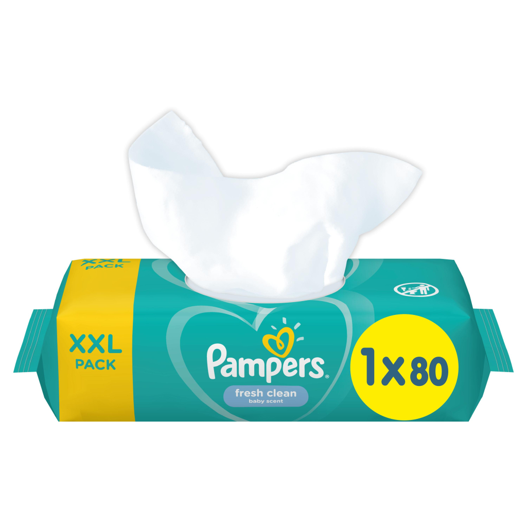 Дитячі вологі серветки Pampers Sens 80 шт (8001841041421) - изображение 2