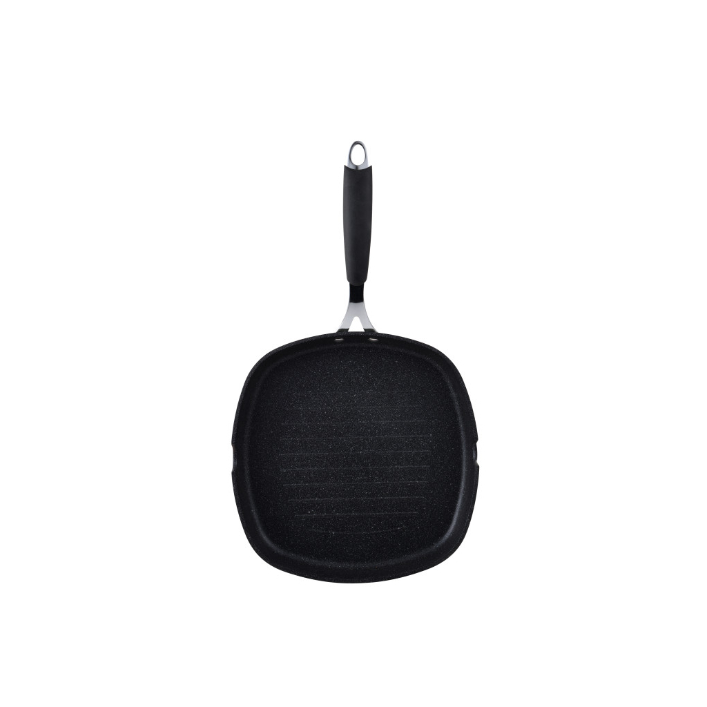 Сковорода Bergner Midnight, гриль 28x28 см (BG-30130-GR) - зображення 4