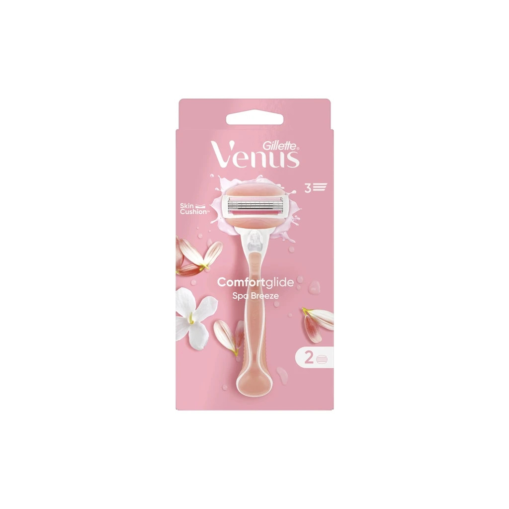 Бритва Gillette Venus Comfortglide Spa Breeze з 2 змінними картриджами (7702018322862) - зображення 2