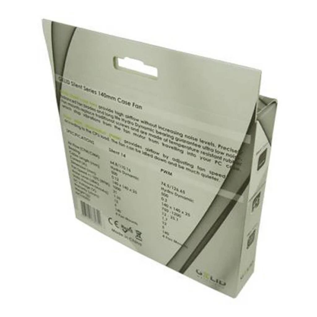 Кулер до корпусу Gelid Solutions Silent 14 PWM 140 mm (FN-PX14-12) - зображення 4