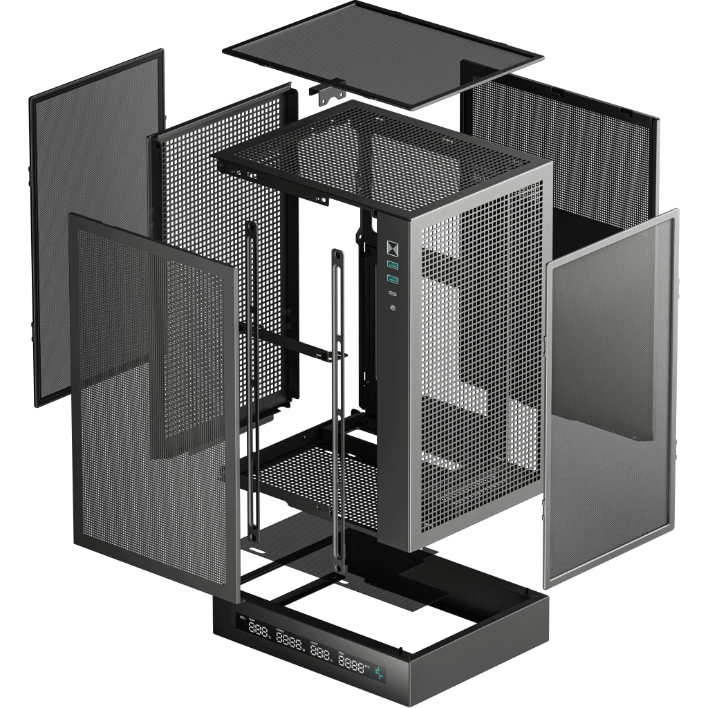 Корпус Deepcool CH170 Digital Black (R-CH170-BKNPI0D-G-1) - зображення 11