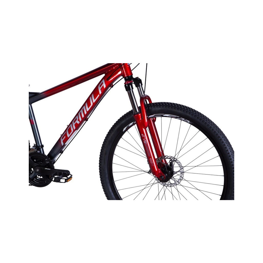Велосипед Formula 27.5" F-1 DD рама-19" AL 2025 червоно-сріблястий (OPS-FR-27.5-278) - зображення 3