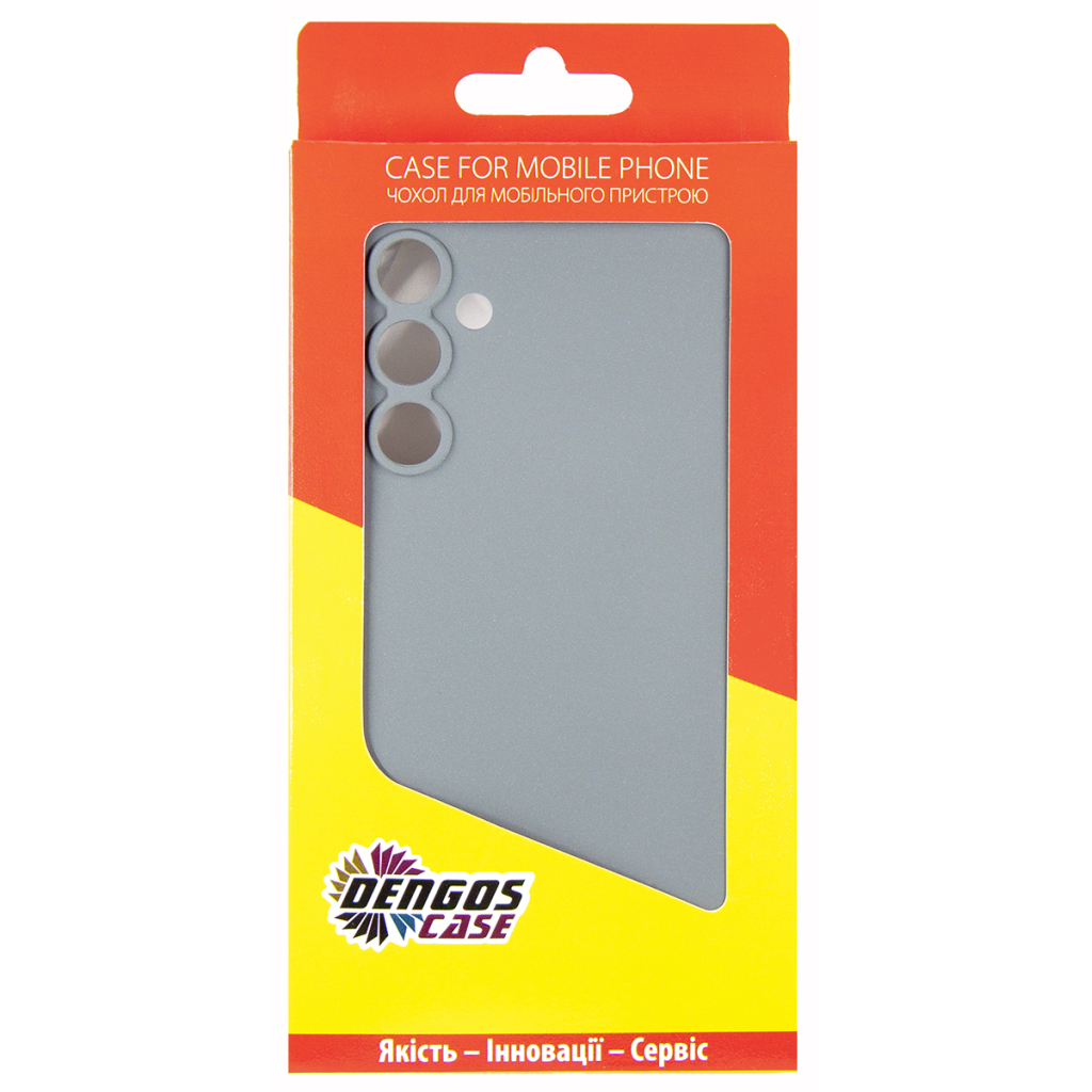 Чохол до мобільного телефона Dengos Samsung Galaxy M35 5G Carbon + glass Grey (DG-KM-101) - зображення 4