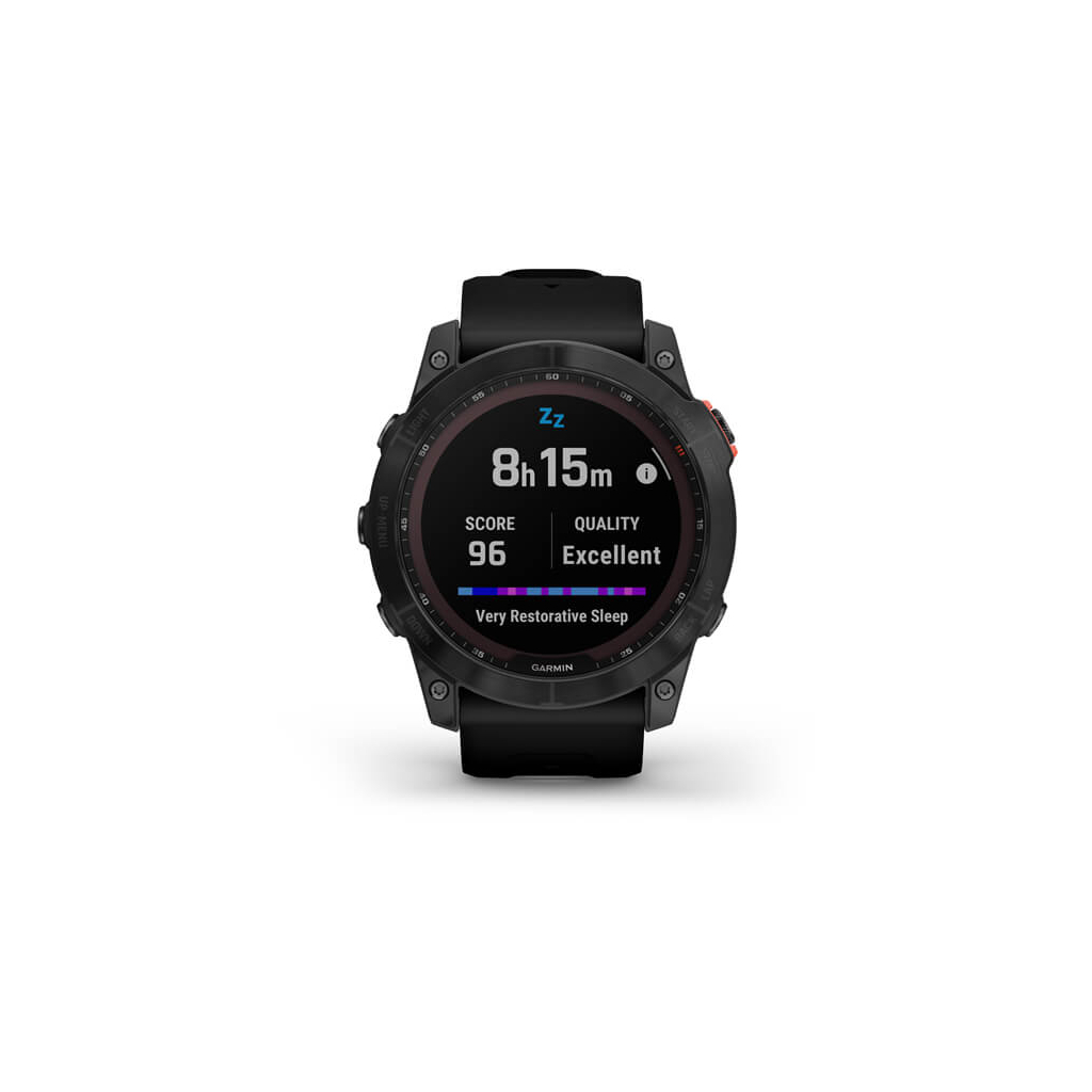 Смарт-годинник Garmin fenix 7X Sol Slate Gray w/ Black Band, GPS (010-02541-01) - зображення 8
