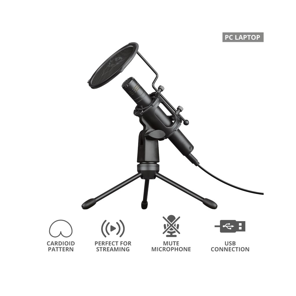 Мікрофон Trust GXT 241 Velica USB Black (24182) - зображення 5