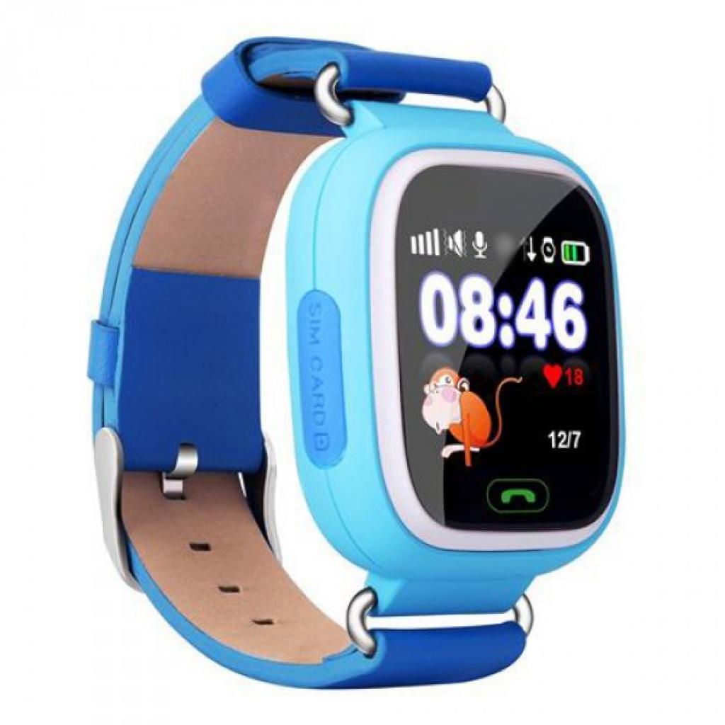 Смарт годинник-телефон GoGPS K04 Blue дитячий з GPS (K04BL) - зображення 3