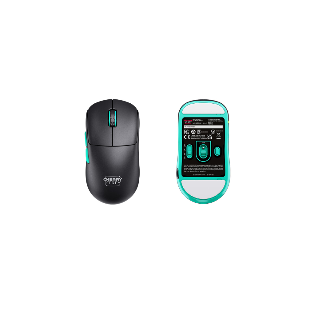 Мишка Cherry Xtrfy M68 Wireless/USB Black (CX-M68W-BLACK) - зображення 2