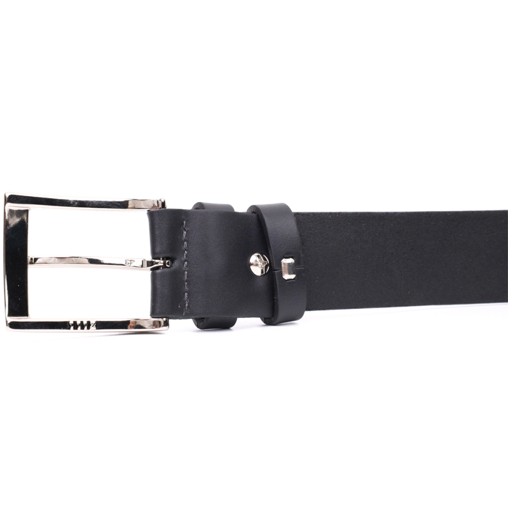 Ремінь Grande Pelle Брючний з натуральної шкіри Чорний (11674) - зображення 6