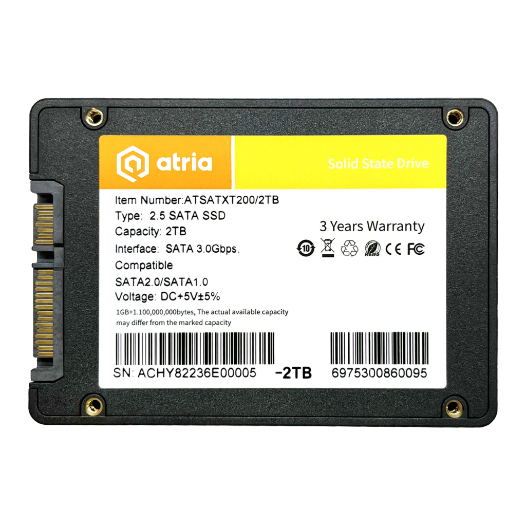 Накопичувач SSD 2.5" 2TB XT200 ATRIA (ATSATXT200/2048) - зображення 2