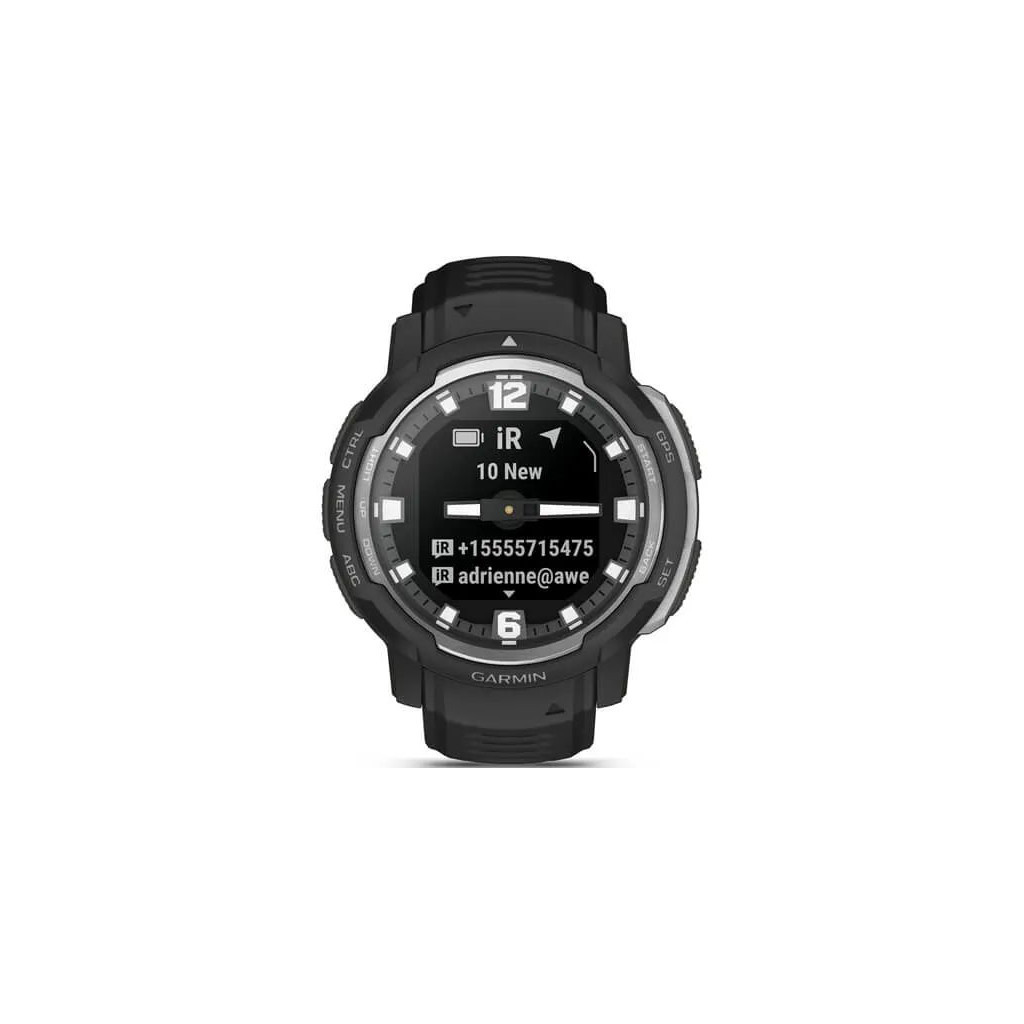 Смарт-годинник Garmin Instinct Crossover, Black, GPS (010-02730-03) - зображення 10