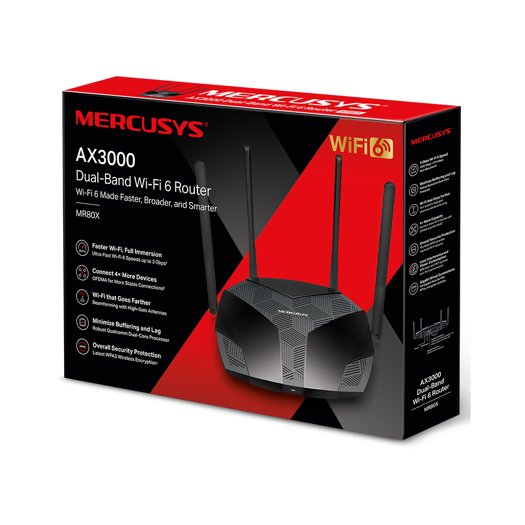 Маршрутизатор Mercusys MR80X - зображення 5