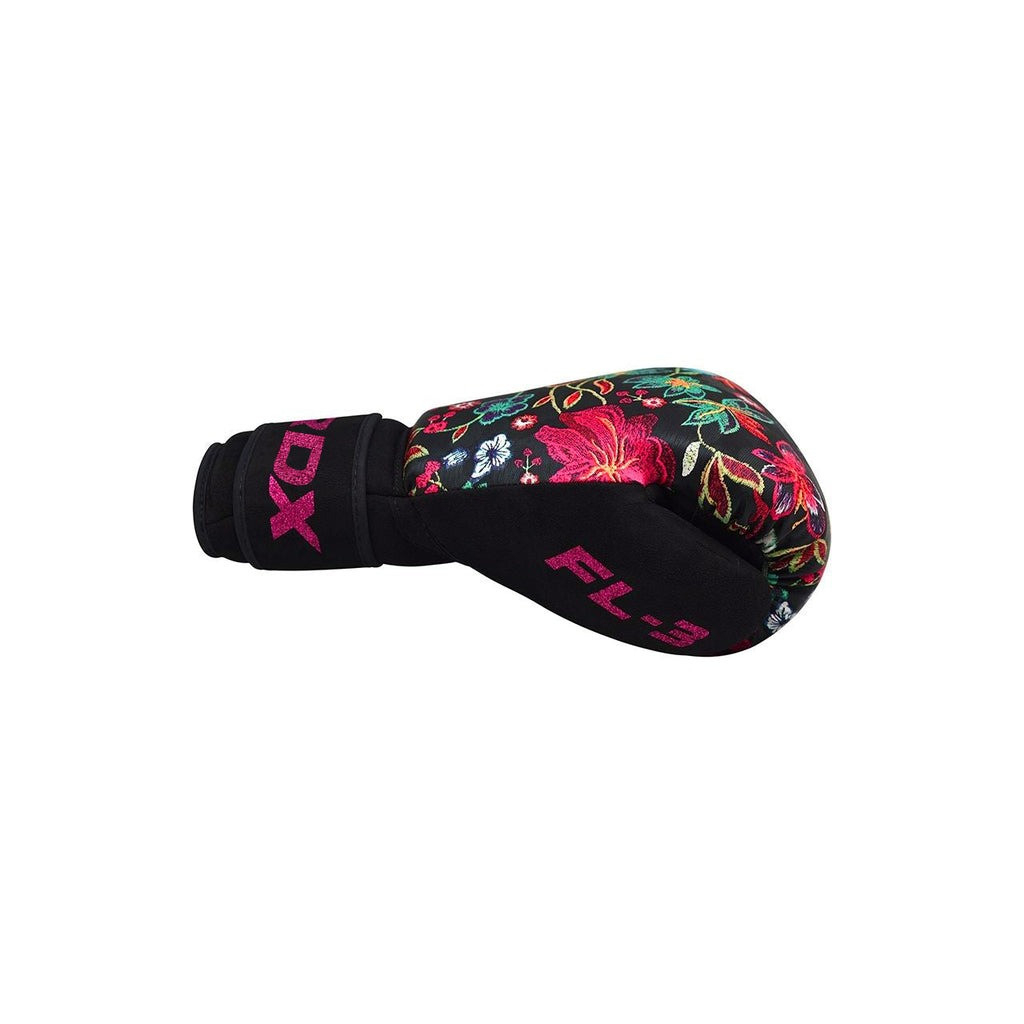 Боксерські рукавички RDX FL-3 Floral Black 8 унцій (BGR-FL3-8OZ) - зображення 5