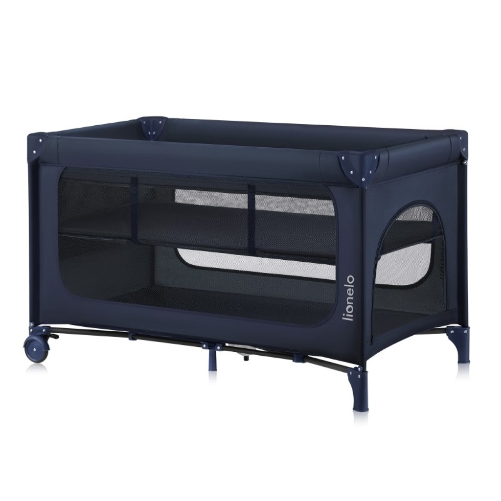 Дитячий манеж Lionelo JASMIN EASY FOLD BLUE NAVY (LO-JASMIN EASY FOLD BLUE NAVY) - зображення 1
