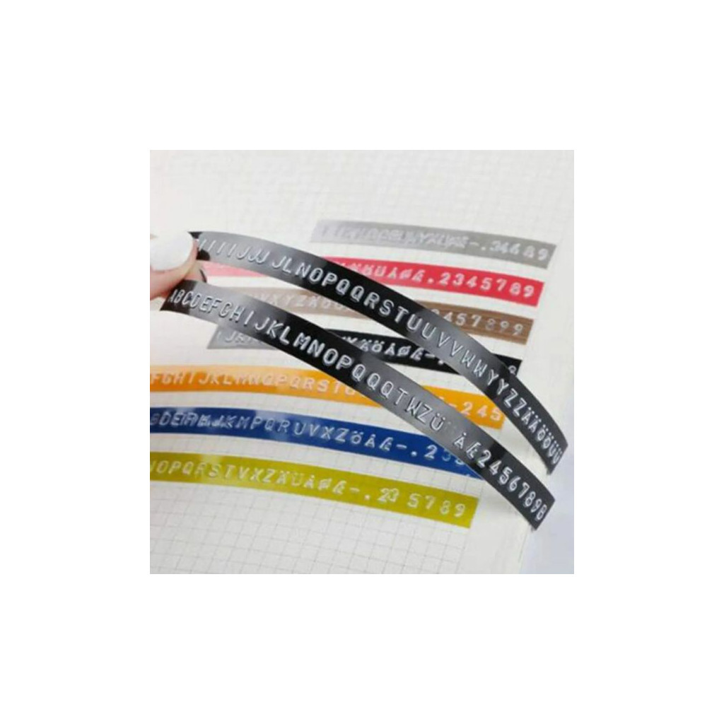 Стрічка для принтера етикеток UKRMARK D-520102-RE, 9 мм х 3 м, червона, аналог DYMO 520102 / S0898150 (900858) - зображення 4