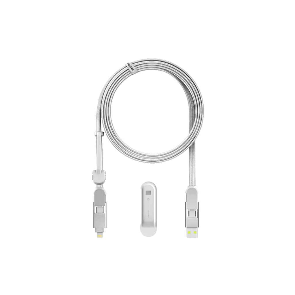 Дата кабель 6in1 inCharge XL 2.0m white Rolling Square (XLM02R) - зображення 1