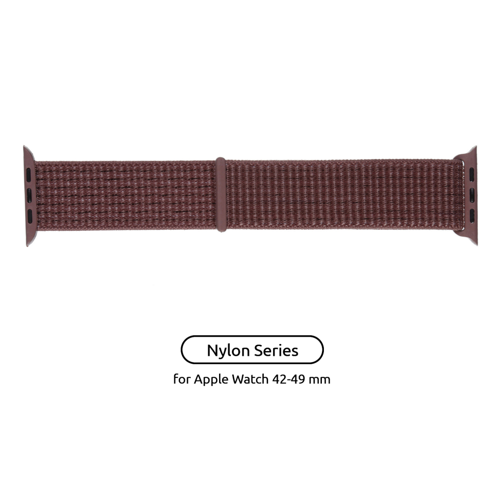 Ремінець до смарт-годинника Armorstandart Nylon Band для Apple Watch 49/46/45/44/42 (Series 1-3) Smoke Purple (ARM55855) - зображення 1
