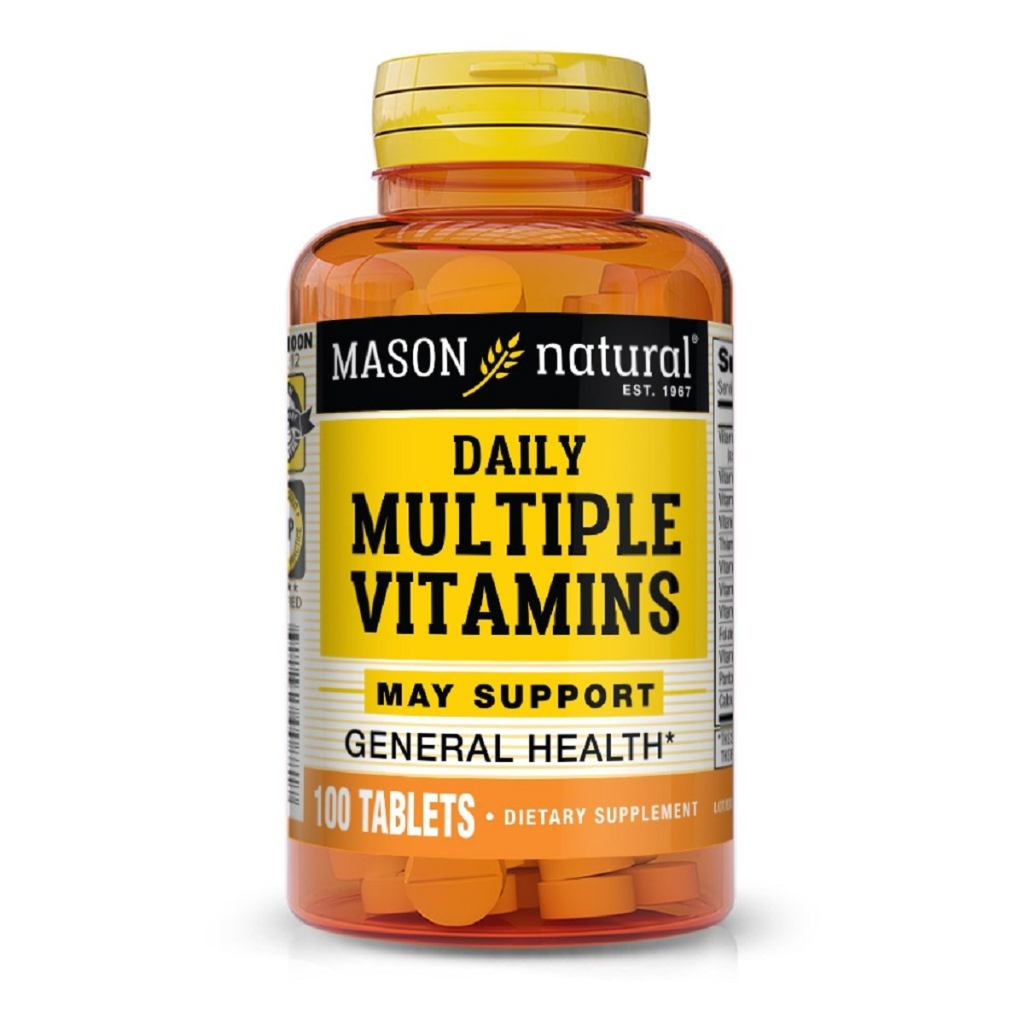 Мультивітамін Mason Natural Мультивітаміни на кожен день, Daily Multiple Vitamins, 100 т (MAV00881) - зображення 1