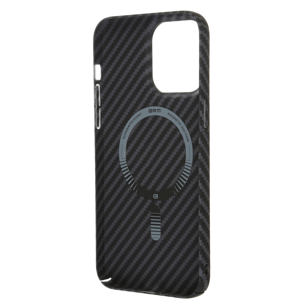 Чохол до мобільного телефона Armorstandart LikeCarbon MagCase Apple iPhone 14 Pro Max Black (ARM66366) - зображення 2