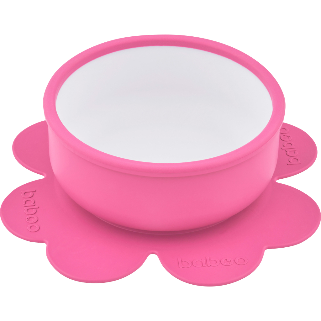 Тарілка дитяча Baboo з присоскою, від 6 місяців (фіолетова) (9-036) - picture 1