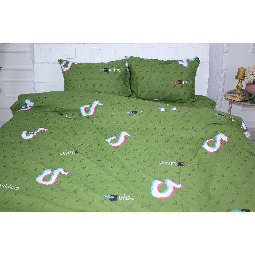 Постільна білизна MirSon Бязь Ranforce Elite 17-0399 TikTok Green 160x220 (2200004695693) - зображення 1