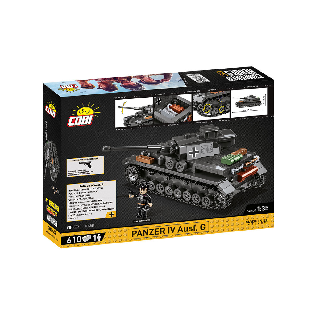 Конструктор Cobi Company of Heroes 3 Танк Panzer IV, 610 деталей (COBI-3045) - зображення 2