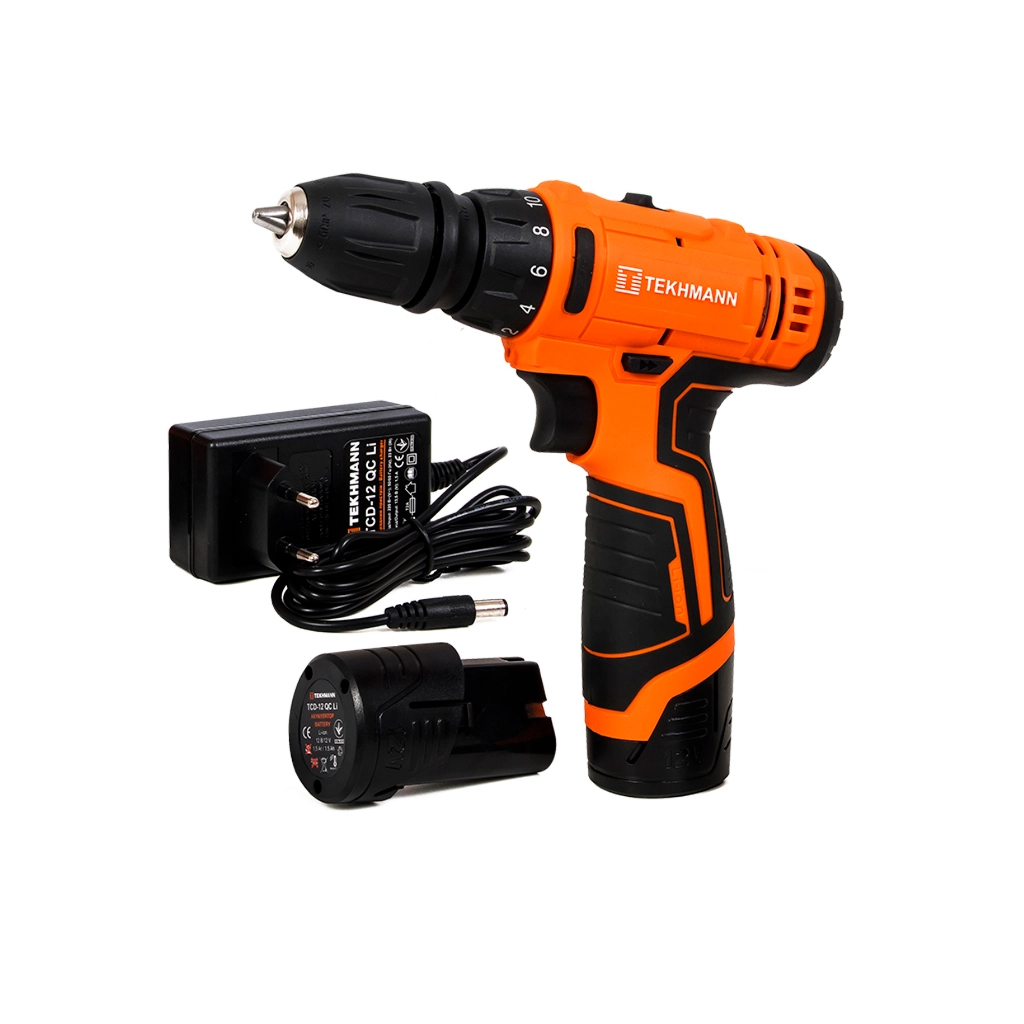 Шуруповерт Tekhmann TCD-12 QC Li с 1 АКБ (853461) - зображення 2