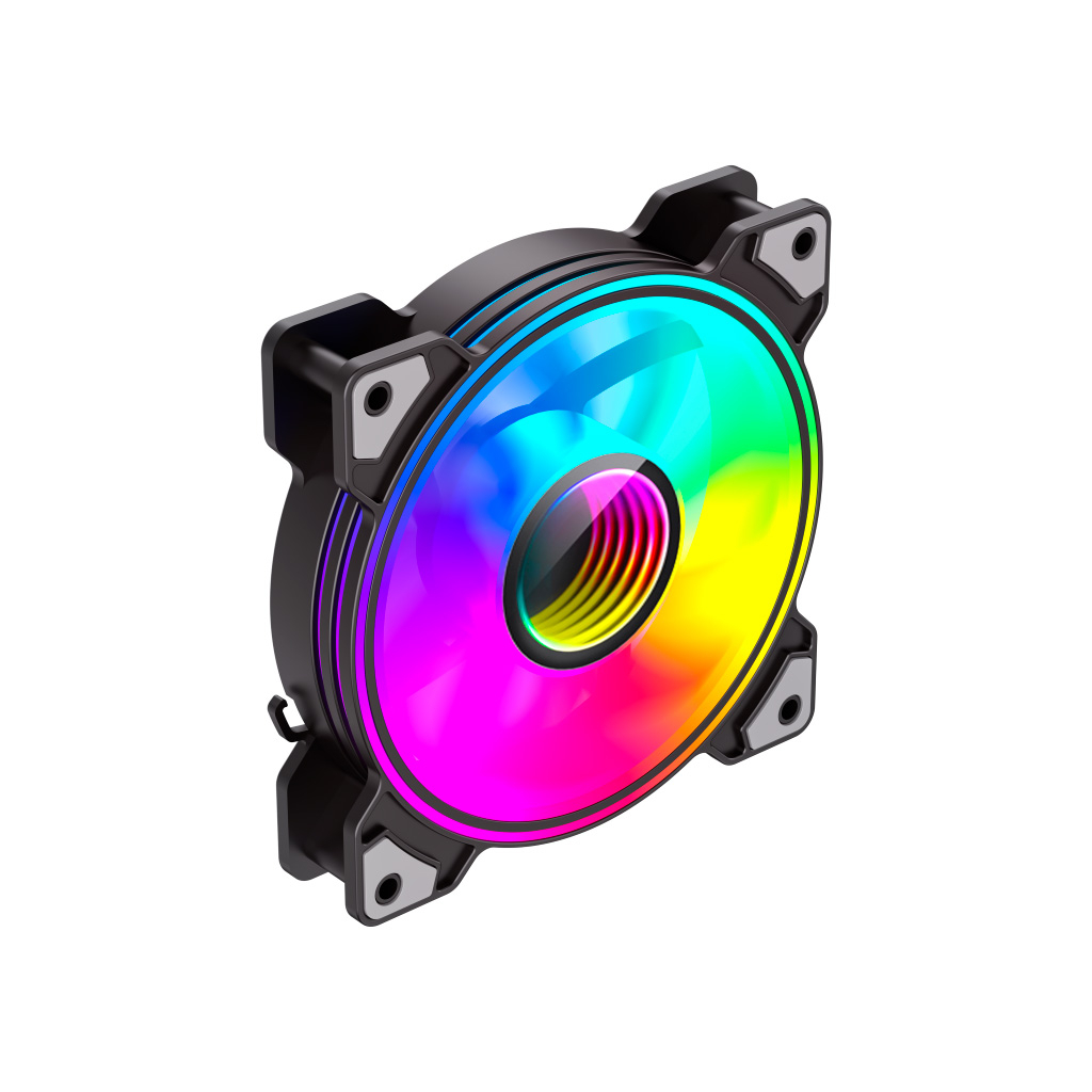 Кулер до корпусу Gamemax Dual Ring Infinity BK - зображення 1