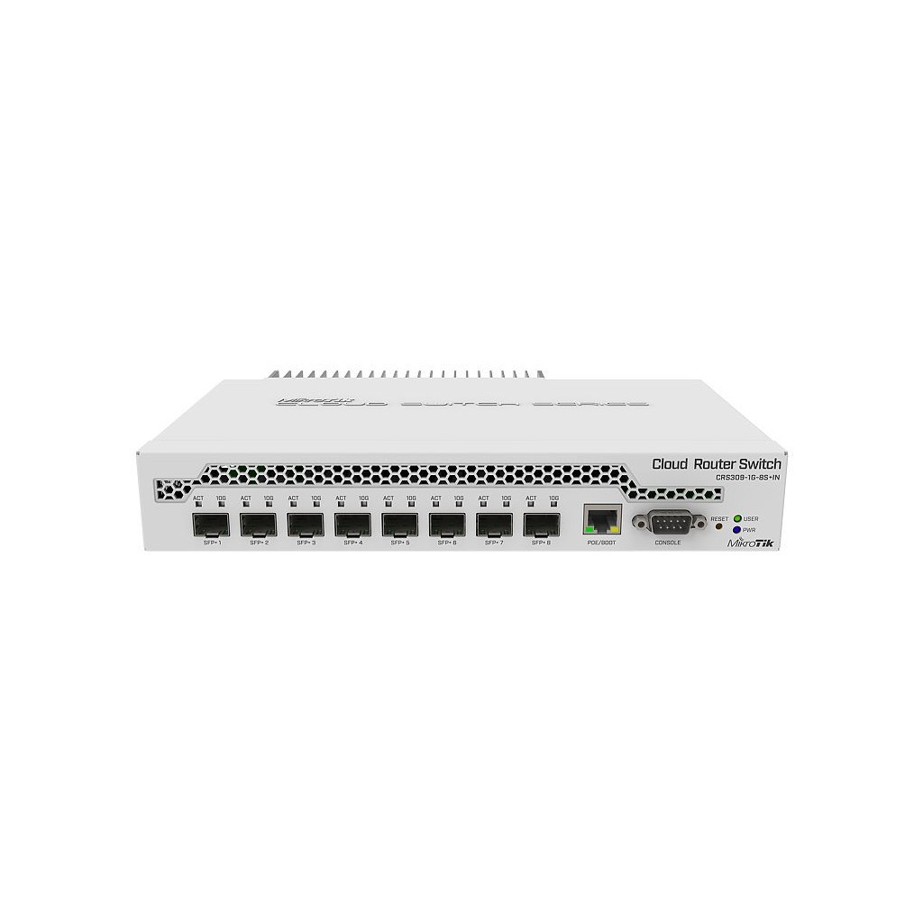 Комутатор мережевий Mikrotik CRS309-1G-8S+IN - зображення 1