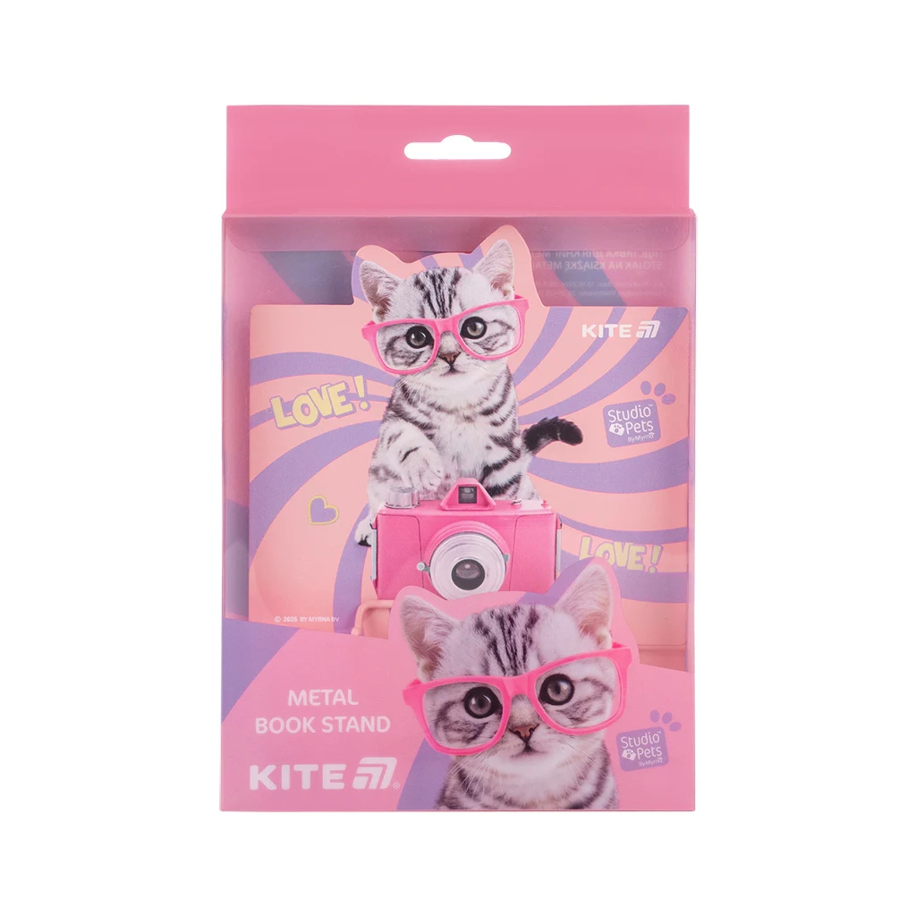 Підставка для книг Kite Studio Pets, металева (SP25-392) - зображення 3