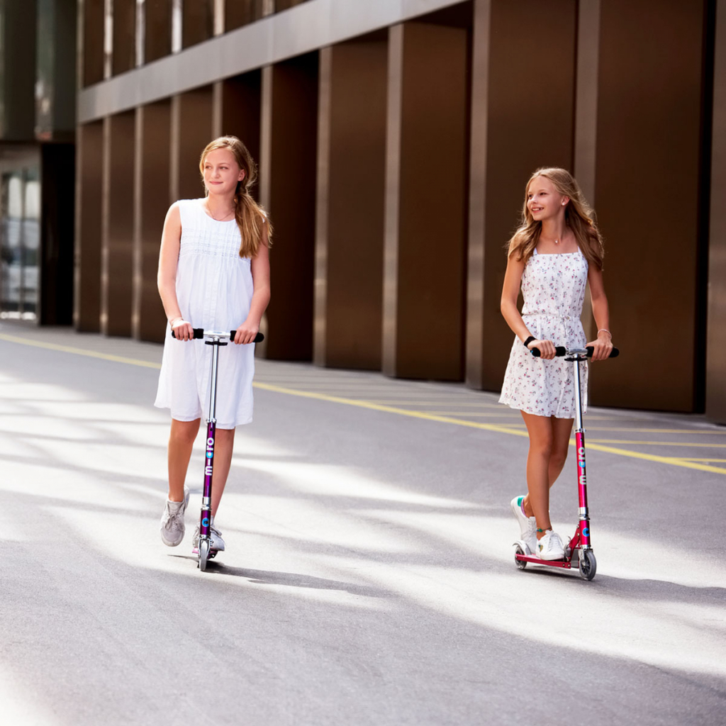 Самокат Micro Sprite Raspberry floral dot (SA0136) - зображення 8