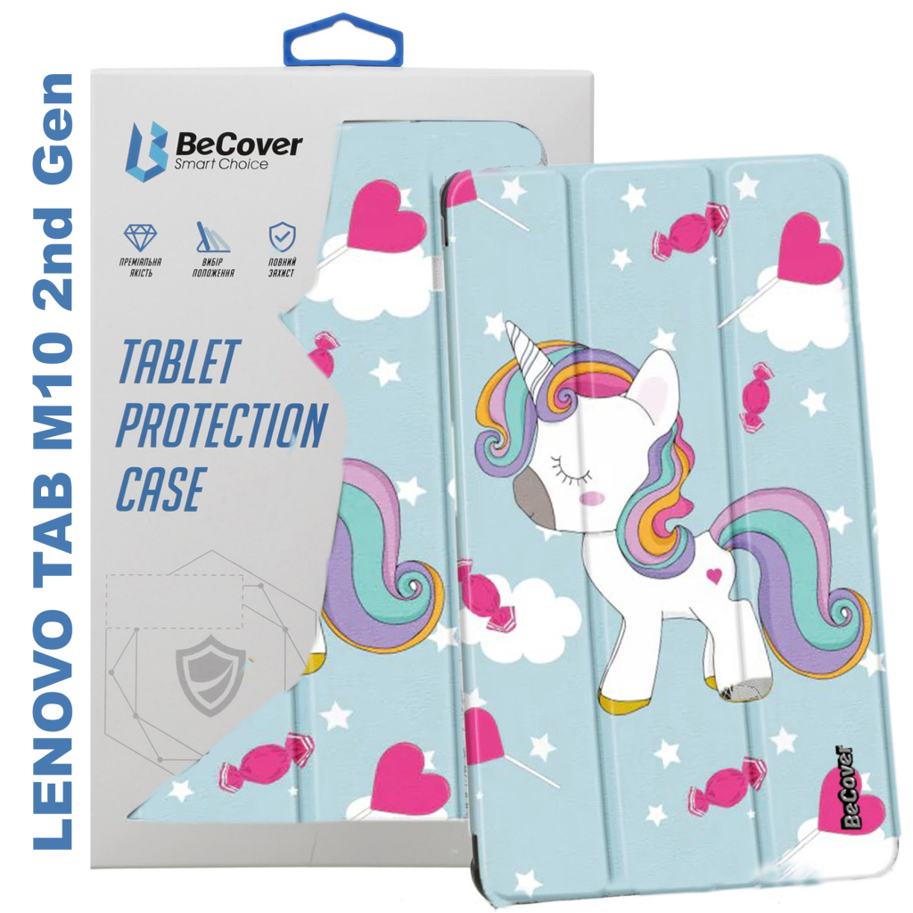 Чохол до планшета BeCover Smart Case Lenovo Tab M10 TB-X306F HD (2nd Gen) Unicorn (709534) - зображення 1